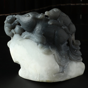 青海料烟青玉 神秘与优雅的结晶